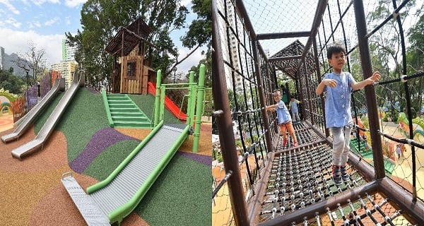 【屯門公園共融遊樂場 正式啟用】七大主題區~遊樂無障礙｜親子好去處｜香港玩樂｜開團