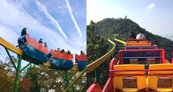 超刺激～畏高者慎入！光州體驗無等山半空單軌列車｜韓國旅遊｜放假去邊