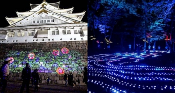 登陸大阪城！世界級夜間燈光藝術《Sakuya Lumina》展覽｜日本旅遊｜放假去邊