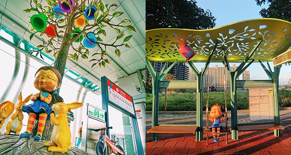 觀光新景點！台北淡海輕軌 跟著幾米遊淡水～｜台灣旅遊｜放假去邊