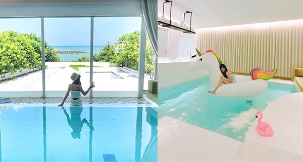 墾丁住宿推介! 碧海晴天Villa 獨享私人泳池+無邊際海景|台灣旅遊|放假去邊