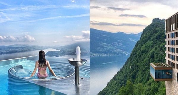 瑞士阿爾卑斯山酒店 醉人景色相伴暢泳|瑞士旅遊|放假去邊