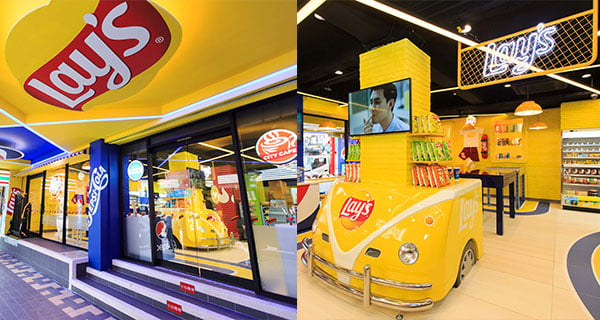 台北711搶眼聯名主題店  Lay's帶俾你創意風格｜台灣購物｜放假去邊