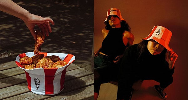 俄羅斯KFC限量漁夫帽 似炸雞桶超得意!!｜俄羅斯購物｜放假去邊