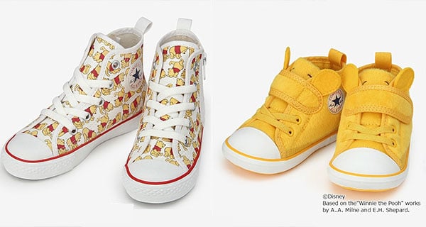 一定要買俾小朋友! 日本Converse X 小熊維尼小童帆布鞋｜日本購物｜放假去邊