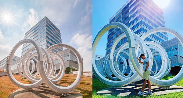 台中工商大樓新打卡地標 藝術作品影出不同風格| 台灣旅遊 | 放假去邊
