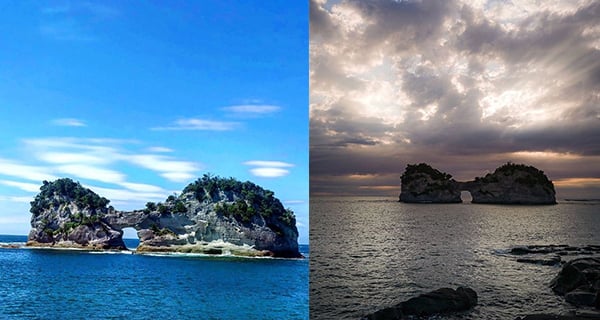日本和歌山絕美円月島 艷麗夕陽打卡秘景｜日本旅遊｜放假去邊