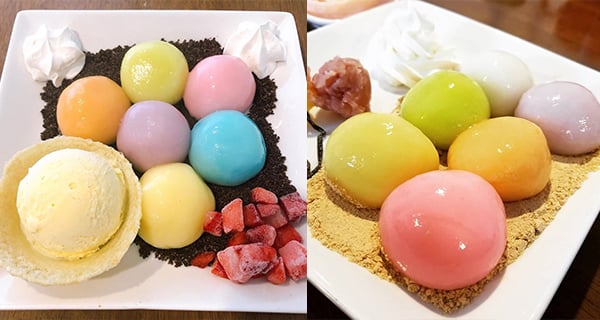 日本大阪彩色白玉專門店 又肥又圓超似史萊姆｜日本美食｜放假去邊