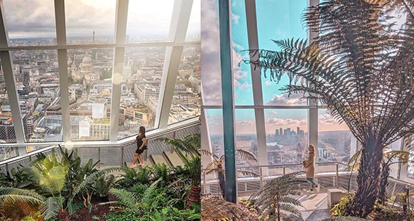 英國倫敦Sky Garden 飽覽廣闊繁華市景｜英國旅遊｜放假去邊