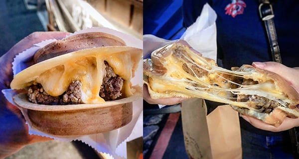 台灣鹽酥雞車輪餅 拉絲芝士配搭超創新｜台灣美食｜放假去邊