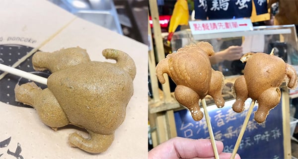 台中超得意烤雞蛋糕 一啖一隻好可愛啊!｜台灣美食｜放假去邊