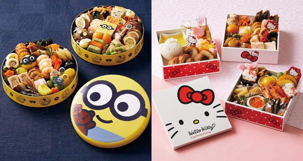 Minions、Hello Kitty新年料理 超精美便當Set｜日本購物｜放假去邊