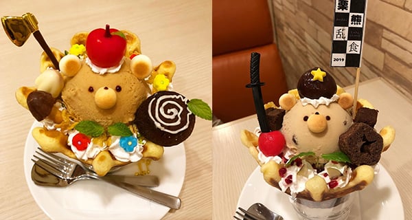 日本熊仔造型雪糕Cafe 超可愛造型夢幻繽紛！｜日本美食｜放假去邊
