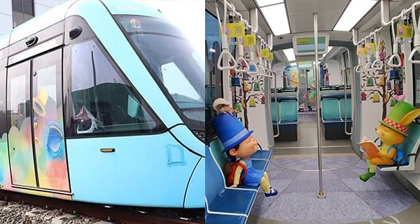 台灣幾米主題列車 有可愛插圖公仔陪你坐｜台灣旅遊｜放假去邊