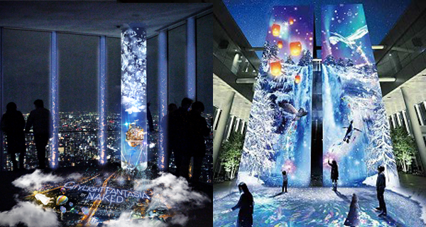 阿倍野展望台夢幻光影活動 欣賞白雪紛飛的大阪夜景｜日本旅遊｜放假去邊