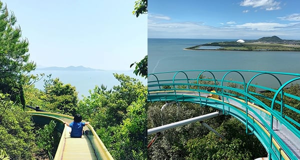 日本背山面海巨型滑梯 又刺激又欣賞到無敵海景｜日本旅遊｜放假去邊