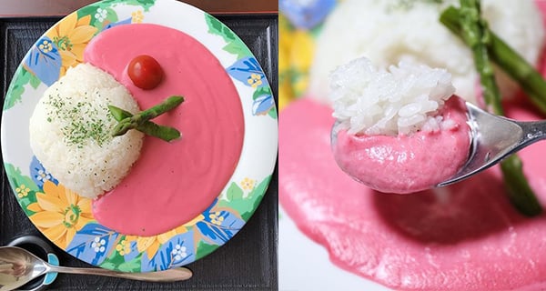 日本超可愛粉紅色咖哩 視覺效果非常夢幻｜日本美食｜放假去邊