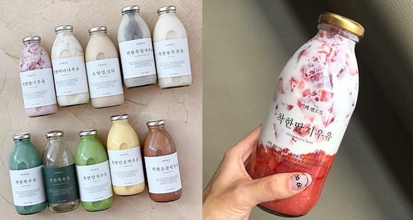 韓國天然果肉牛奶 健康好味仲可以打卡添｜韓國美食｜放假去邊