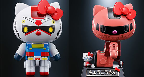 HELLO KITTY X 高達超合金玩具 兩邊fans都值得擁有!｜日本購物｜放假去邊