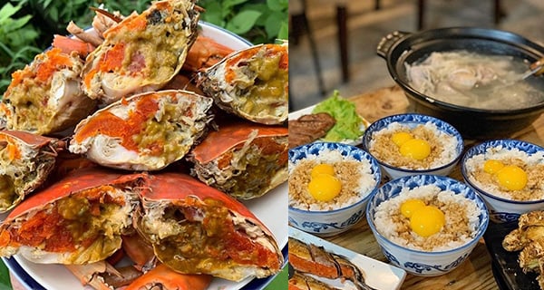 台南美食炭烤紅蟳蟹 蟹黃蟹膏多到成口都係!!｜台灣美食｜放假去邊