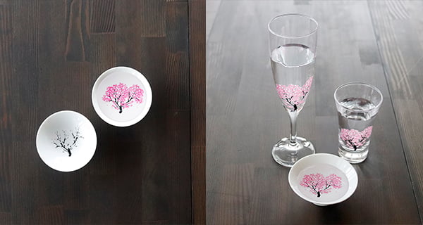日本神奇清酒杯 倒入清酒會有櫻花浮現出嚟| 日本購物 | 放假去邊