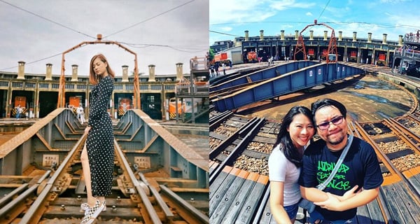 台灣懷舊扇形車庫 古老火車頭充滿民國時代感｜台灣旅遊｜放假去邊
