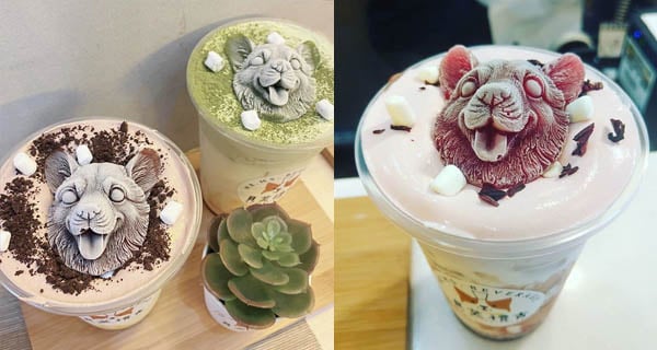 台北哥基造型冰塊茶飲 可愛傻笑蠢樣超療癒｜台灣美食｜放假去邊