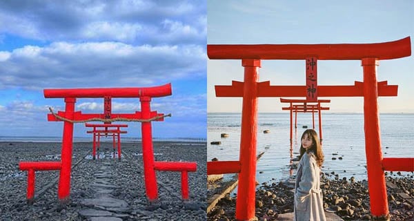 日本佐賀海上鳥居 潮汐落差形成兩種風格｜日本旅遊｜放假去邊