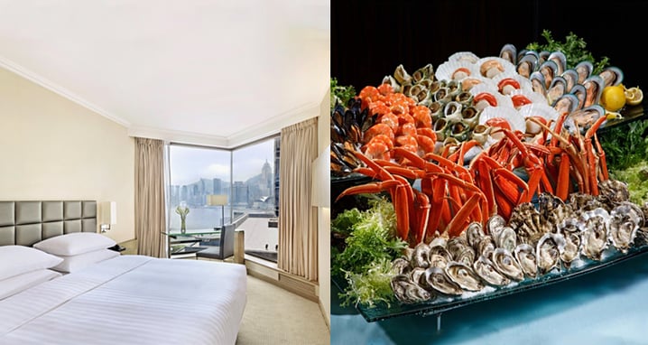 【九龍酒店】二人自助晚餐+半海景房！只需$550/人！｜香港旅遊｜放假去邊