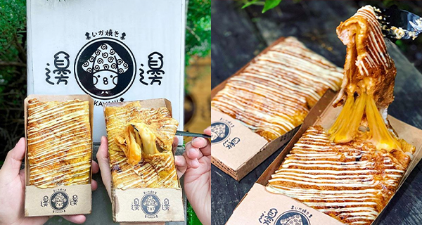 超強芝士拉絲！台北人氣大阪燒 x 章魚燒合體「花賊燒」！｜台灣美食｜放假去邊