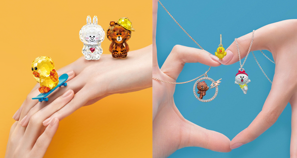 SWAROVSKI推出LINE FRIENDS系列 熊大又閃又得意｜香港購物｜放假去邊