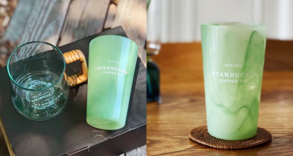 韓國Starbucks新品「夢幻湖水綠大理石」玻璃杯！超火熱限量發售搶購一空｜韓國購物｜放假去邊