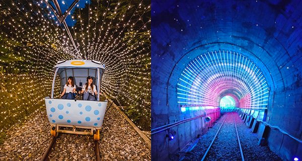 台灣超人氣「深澳鐵道自行車」夏季限定星空隧道、浪花燈海勁浪漫！｜放假去邊