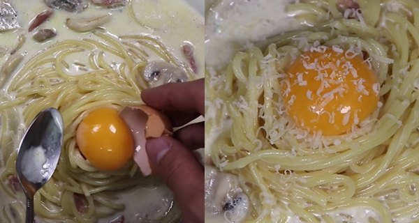 【卡邦尼意粉】唔洗去西餐廳都食到！在家自製餐廳級質素嘅卡邦尼意粉｜香港美食｜放假去邊