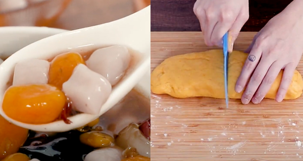 【台式甜品】夏天必食！超簡易芋圓＋地瓜圓食譜｜香港美食｜放假去邊