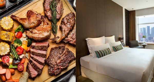 【如心艾朗酒店】食肉獸最愛！$899起雙人住宿＋隨心所「肉」半自助晚宴｜香港旅遊｜放假去邊