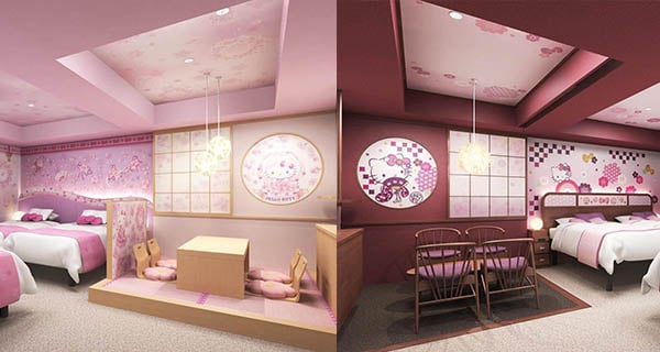 日本Hello Kitty主題酒店房 淺草風情造型可愛｜日本旅遊｜放假去邊