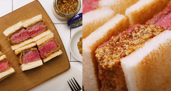 【食譜】日本超人氣厚切牛扒三文治教學！｜香港美食｜放假去邊