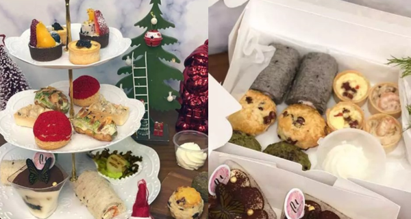 【外賣下午茶】聖誕必食三層英式下午茶套餐！唔洗出街直送到你屋企｜香港美食｜放假去邊