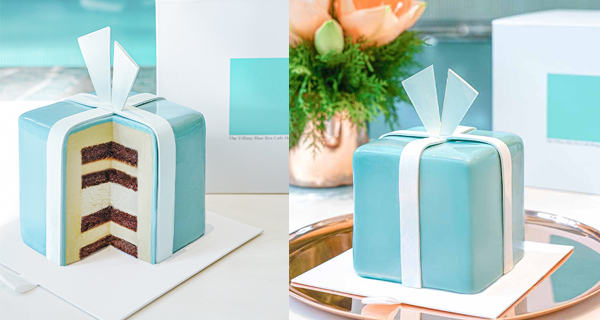 【香港限定】超夢幻！Tiffany Blue Box 禮物盒子蛋糕可以外賣返屋企啦｜香港美食｜放假去邊