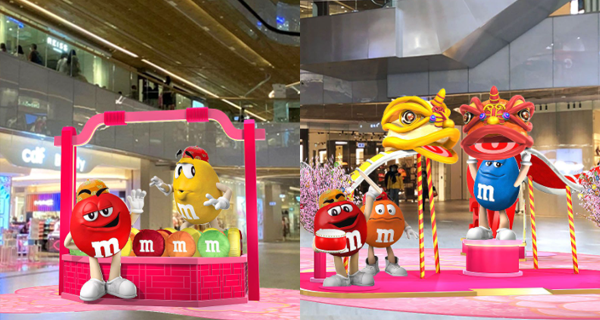 【香港】M&M's®登陸東薈城名店倉！新春遊樂園五大打卡場景、週年紀念利是封｜香港玩樂｜放假去邊