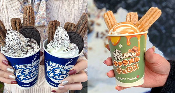 【日本】Snowy Village原宿分店熱賣！Oreo餅乾+焦糖Churros配雪糕三重滋味｜日本美食｜放假去邊