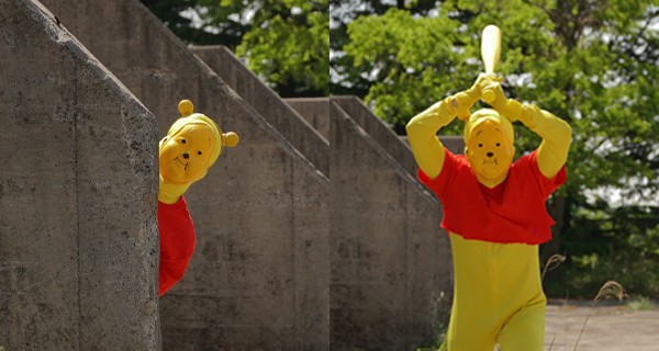 「暴走的小熊維尼」充滿殺氣！日本超怪異Cosplay引起網民不安XD｜日本趣聞｜放假去邊