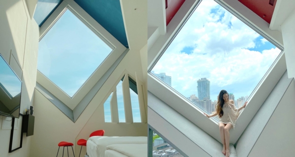 超有藝術感旅館！幾何建築元素呈現最靚台中天空｜台灣旅遊｜放假去邊