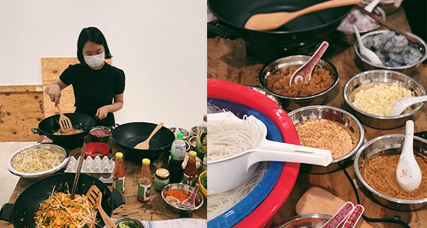 【香港】中環畫廊內食Pad Thai！藝術家現場煮俾你食！｜香港玩樂｜放假去邊