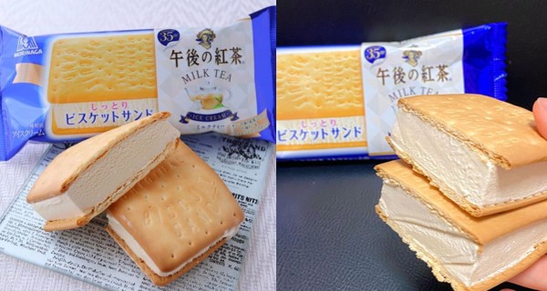 日本限定新品必試！午後の紅茶雪糕餅乾三文治 大大啖食勁滿足｜日本美食｜放假去邊