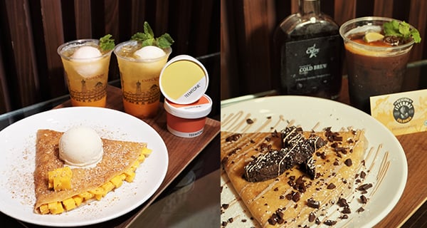 【香港】Cafe Crepe X TEEMTONEFAI 聯乘推出七月期間限定香芒系列可麗餅套餐｜放假去邊