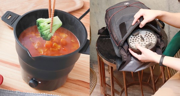 煮食必備！超神萬用伸縮火鍋杯 居家定出門去Camp都好啱用！｜日本購物｜放假去邊