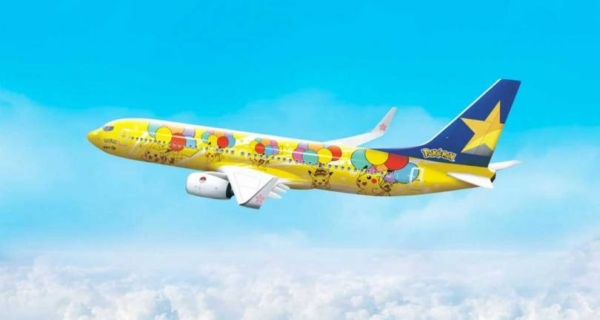 比卡超Ｘ天馬航空合作！推出主題限定彩繪機 由報到櫃檯影到上機！｜日本旅遊｜放假去邊