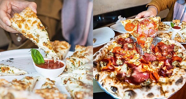 【香港】銅鑼灣人氣手工Pizza，必試香蒜芝士焗麵包！大大塊好足料｜香港美食｜放假去邊